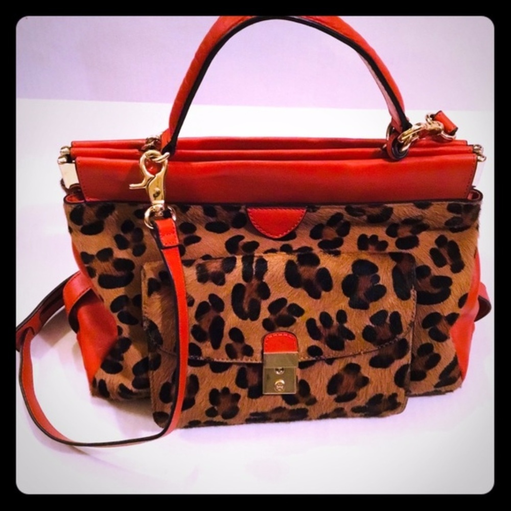 Tory Burch Priscilla Leopard Print Bag